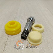 Ремкомплект наконечника рулевой тяги МТЗ, ЮМЗ, Т-40 (с пальцем) (силикон+капролон) TDX Premium