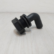 Колено перелива жидкости бака опрыскивателя Ø25 (большое)