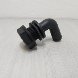 Колено перелива жидкости бака опрыскивателя Ø25 (большое)