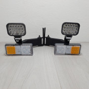 Кронштейн крепления поворотов з LED фонарями (Ф-402 led)  и фарами LED (Малютка)
