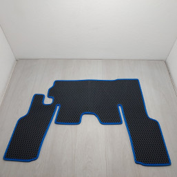 Коврик пола кабины МТЗ УК ЕВА №3 быстросъемный вариант резиновый цельный коврик с бортиками