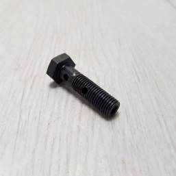 Болт-штуцер обратки МТЗ, ЮМЗ М10х1х36 (2 отверстия)