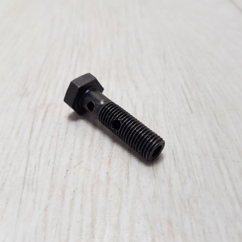 Болт-штуцер обратки МТЗ, ЮМЗ М10х1х36 (2 отверстия)