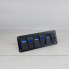 Панели с 5 переключателями, двумя портами USB и цифровым вольтметром.