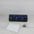 Панели с 5 переключателями, двумя портами USB и цифровым вольтметром.