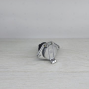 Разъем электропитания на прицеп РОЗЕТКА 7 ножек 24 В/12 В алюминий + медные контакты с защитным резиновым чехлом