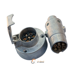 Разъем фаркопа МТЗ, КамАЗ, ЗИЛ, ГАЗ, УАЗ (вилка - розетка)