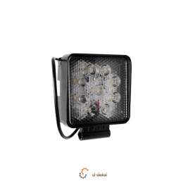 Фара рабочая LED 27W / 30⁰ (9x3W, 3100 lm, узкий луч 30⁰, IP67) Wassa