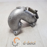 Патрубок переходной впускного коллектора МТЗ с заслонкой