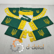 Шторы для трактора ЮМЗ, МТЗ (малая кабина) полный комплект зелени