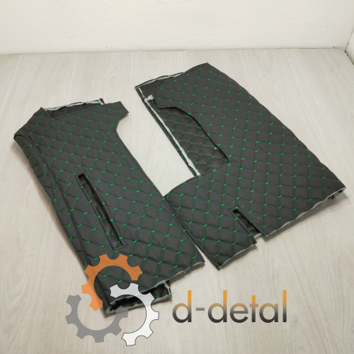  Обшивка постамента ЮМЗ-6 КЛ ручник  на крыле (1985-1992) черный ромб красная нить