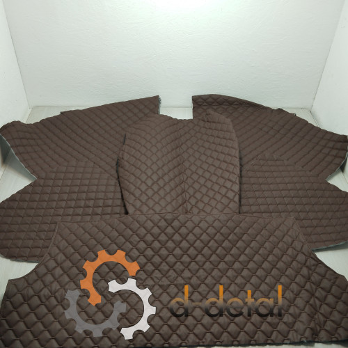 Шумоизоляция кабины ЮМЗ-6 Малая кабина коричневый ромб коричневая нить 