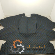 Шумоизоляция кабины ЮМЗ-6 Малая кабина черный ромб синяя нить 