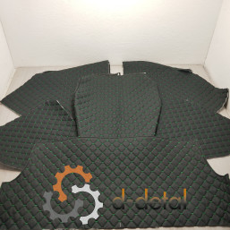 Шумоизоляция кабины ЮМЗ-6 Малая кабина черный ромб зеленая нить 