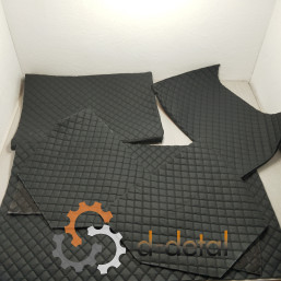 Шумоизоляция кабины Т25 черный ромб черная нить 