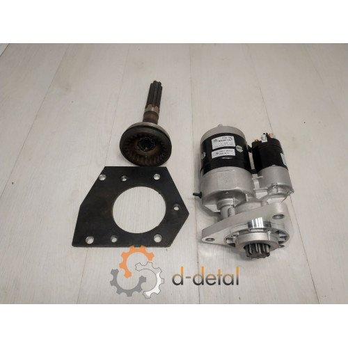 Комплект переоборудования под стартер ЮМЗ (Вал, плита, стартер Магнетон 3,2 кВт)