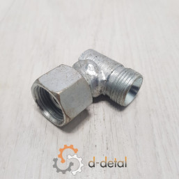 Штуцер гидравлический угловой резьба-гайка S24 / М20*1,5
