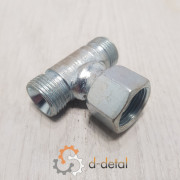 Штуцер соеденительный S24 тройной с гайкой (М20*1,5) Г24 (М20*1,5) - (М20*1,5)