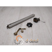 Шторка, блок управления, рукоятка и кронштейн шторки радиатора ЮМЗ (комплект 4 ед.)