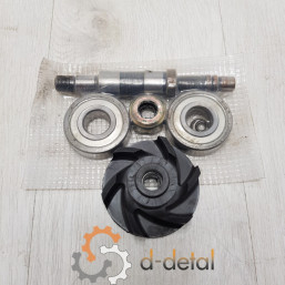 Ремкомплект водяного насоса Д-240 МТЗ вал + подшипники + крыльчатка нового образца Ремкомплект водяного насоса Д-240 МТЗ вал + подшипники + крыльчатка нового образца