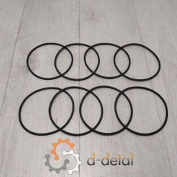 Кольцо уплотнительное гильзы ЮМЗ 6, МТЗ 80, МТЗ 82, комплект 8 шт (пр-во Беларусь)