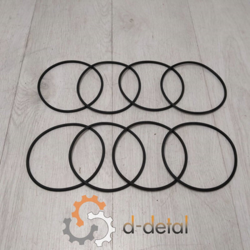 Кольцо уплотнительное гильзы ЮМЗ 6, МТЗ 80, МТЗ 82, комплект 8 шт (пр-во Беларусь)