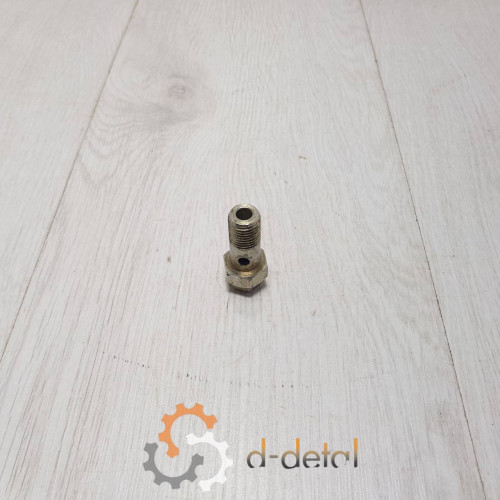 Болт-штуцер обратки МТЗ, Т-40 М10х1.0х22 (1 отверстие)