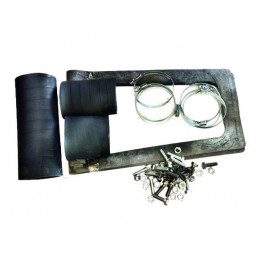 Ремкомплект радиатора Д-240, МТЗ (2 патрубка, 4 хомута, 2 прокладки, 1 пробка, метизы)