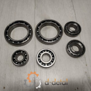 Комплект подшипников на раздатку ПВМ МТЗ-82 полный набор (6 шт)