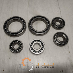 Комплект подшипников на раздатку ПВМ МТЗ-82 полный набор (6 шт) Комплект подшипников на раздатку ПВМ МТЗ-82 полный набор (6 шт)