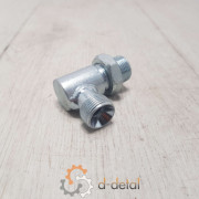 Штуцер угловой ГЦ (М22*1,5 / М22*1,5) с контргайкой