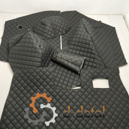 Шумоизоляция кабины ЮМЗ-6 АКЛ ручник на крыле (после 1992 года) черный ромб красная нить