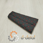 Чехол колонки переключения передач ЮМЗ-6 черный ромб красная нить