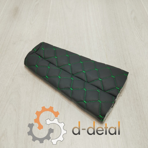 Чехол колонки переключения передач ЮМЗ-6 черный ромб зеленая нить