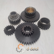 Комплект из 5 скоростных шестерен КПП ЮМЗ