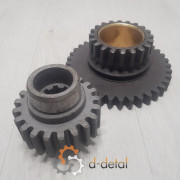 Комплект из 2 скоростных шестерен КПП ЮМЗ