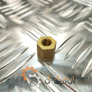 Гайка шпильки колектора Д-21, Т-25 (латунь)