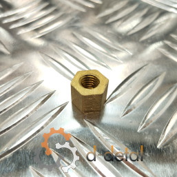 Гайка шпильки колектора Д-21, Т-25 (латунь)