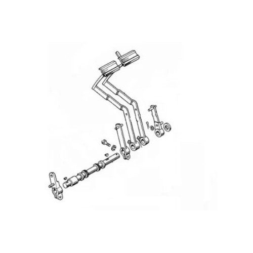 Педали тормоза ЮМЗ с валом