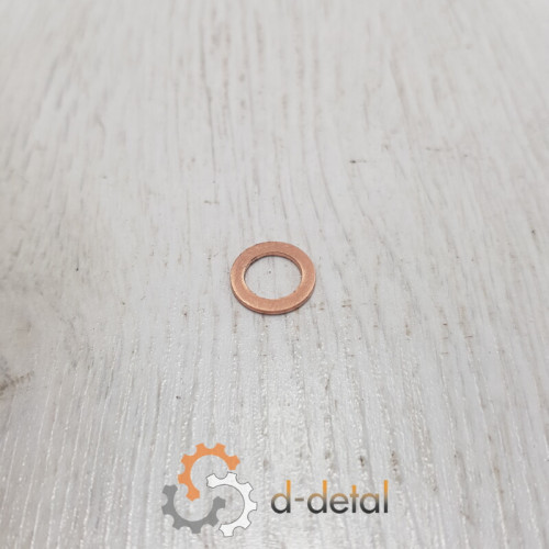 Шайба медная ф10*16 коллектора сливного ЮМЗ Д-65